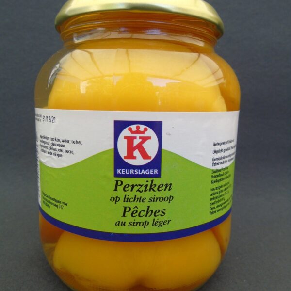 Perziken op lichte siroop (720ml)