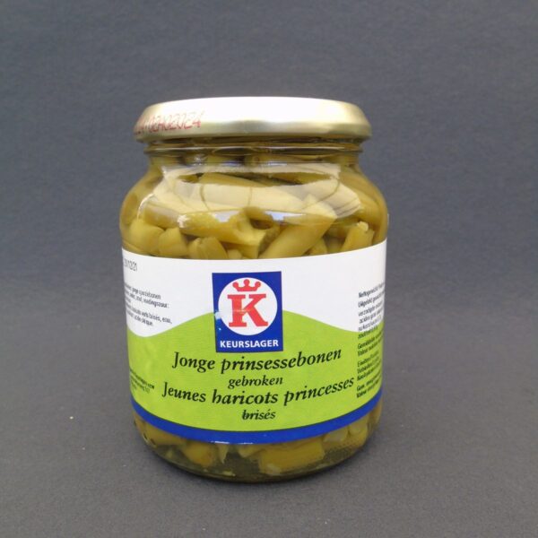 Jonge princessebonen (gebroken) 370ml