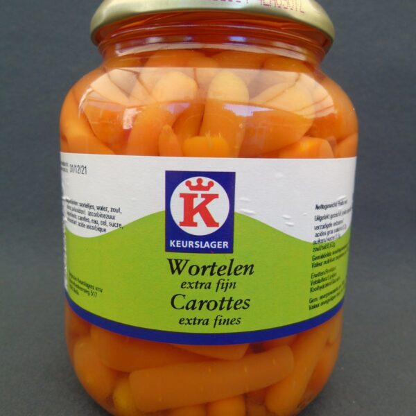 Wortelen extra fijn 720ml